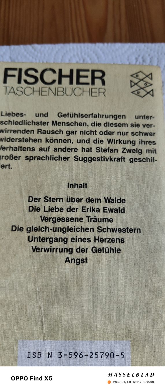 Livres: Verwirrung der Gefühle – D'occasion à Volken par katz5 2