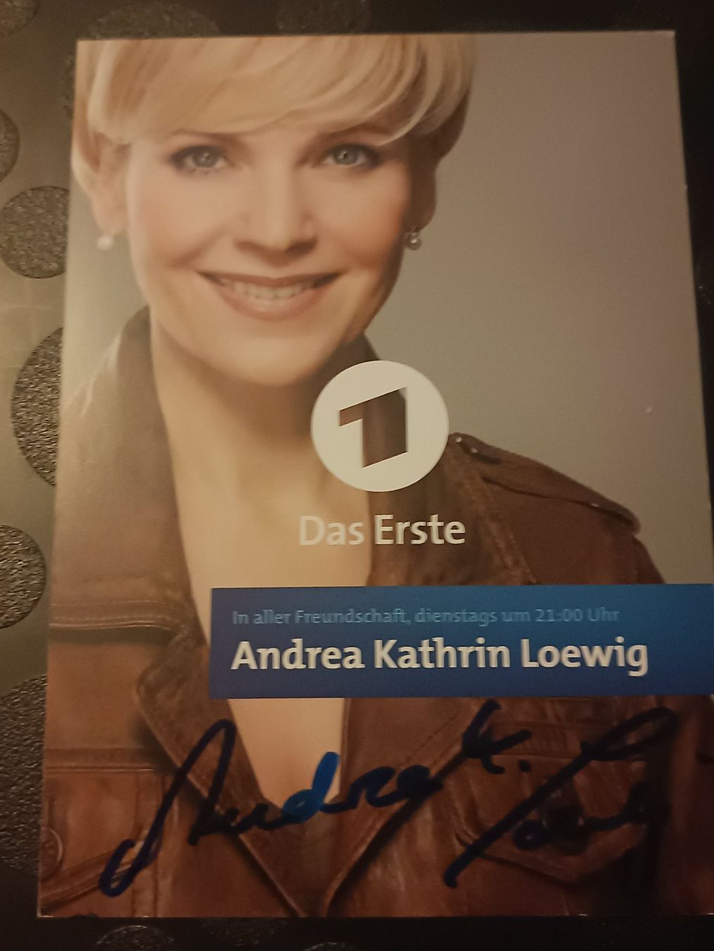 Autografi: Andrea Kathrin Loewig - handsignierte Autogrammkarte – Usato da Menziken venduto da Artographs