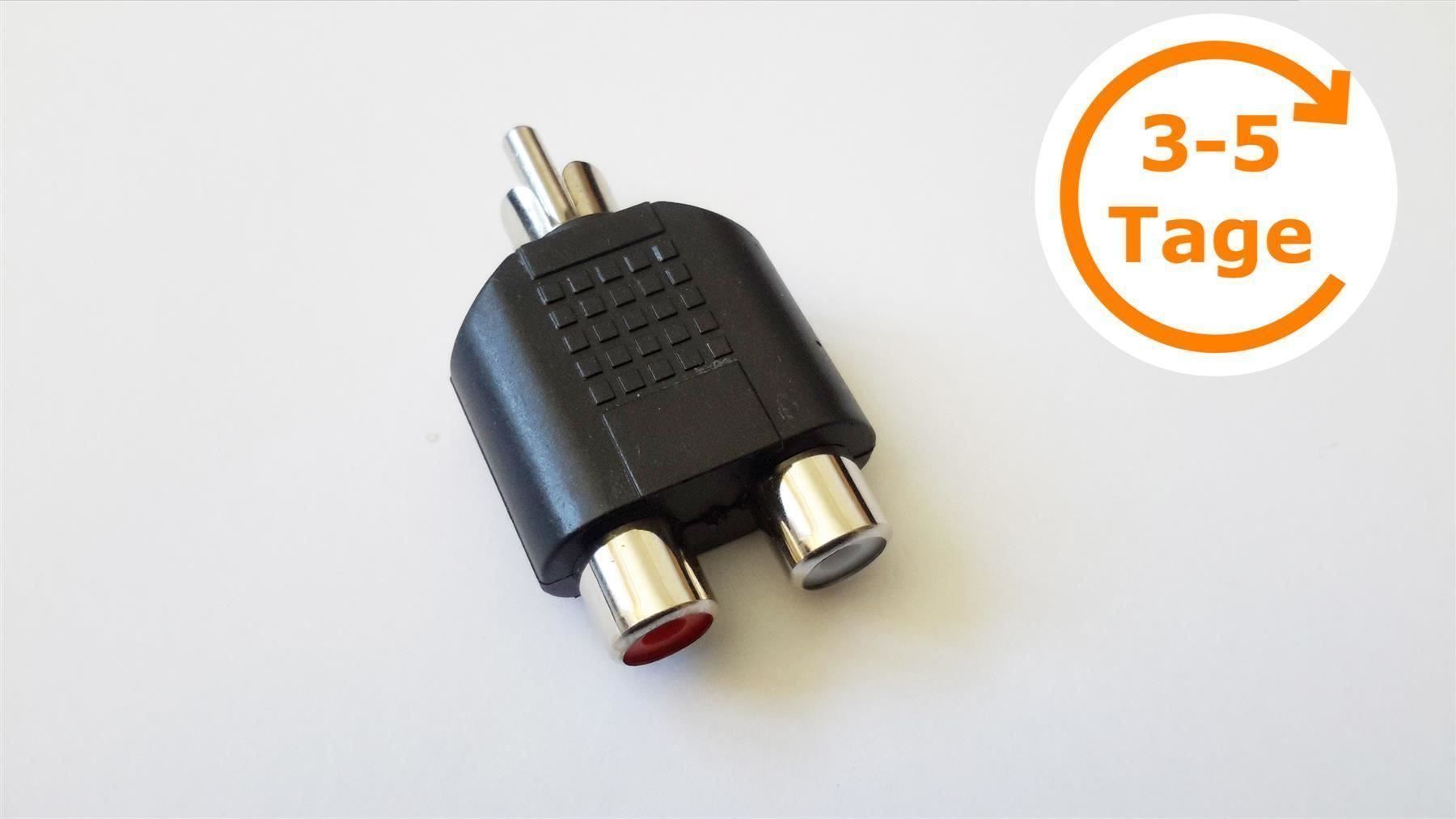 Unità & Adattatore: Adapter Cinch Stecker -> 2x Cinch Buchse – Nuovo e nell'imballaggio originale da St. Gallen venduto da cointec