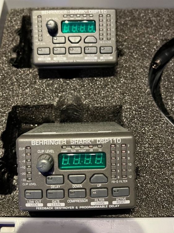 2x Behringer SHARK DSP110 inkl. Kiste Ab 1.- (Defekt) in Wittnau für ...