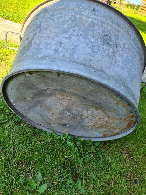 Alte Zinkwanne 72 lt. mit Löcher Kaufen auf Ricardo