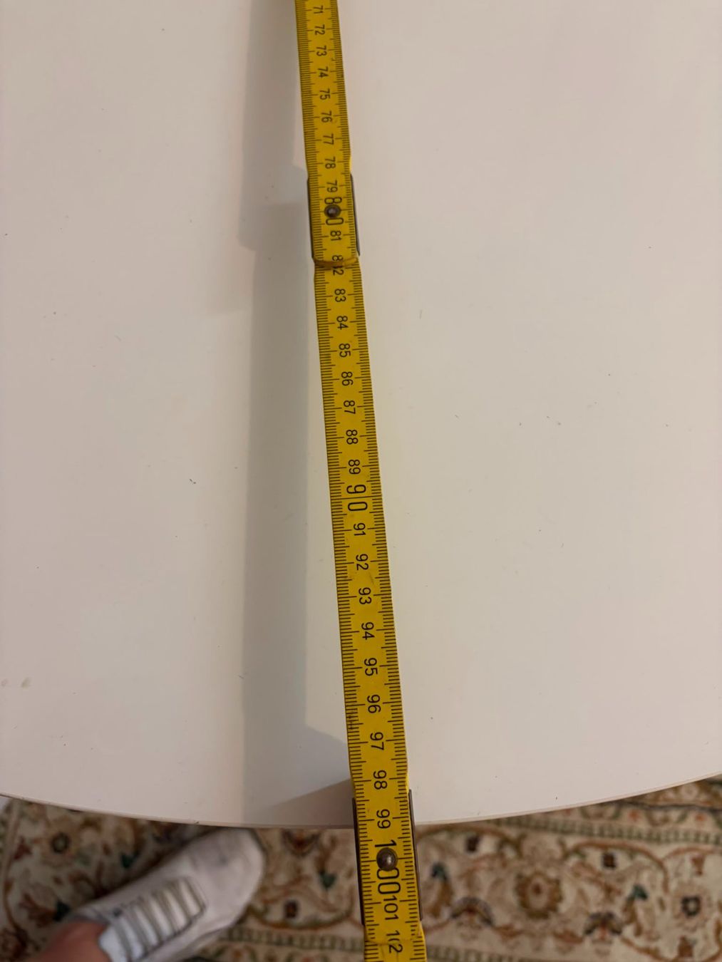 Tavoli: Weisser Esstisch Ø 100 cm – Usato da Dornach venduto da mae_xr27 1