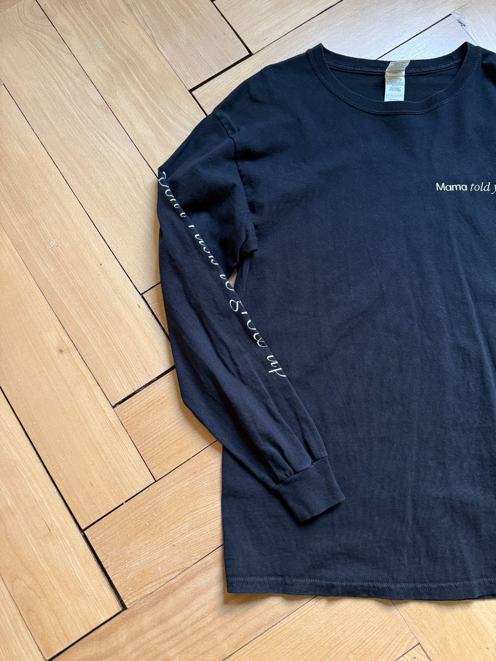 T-Shirts: Anetha Langarmshirt schwarz "Mama Told Ya" L – Gebraucht aus Zürich von Diazaio 2