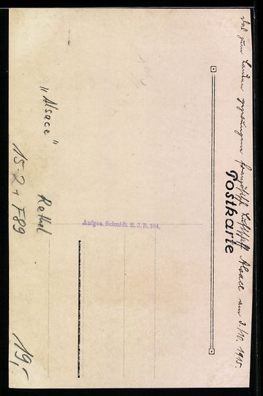 Foto & Poster: Foto-AK Rethel, Zeppelin Alsace – Usato da Berlin venduto da bartko-reher 1