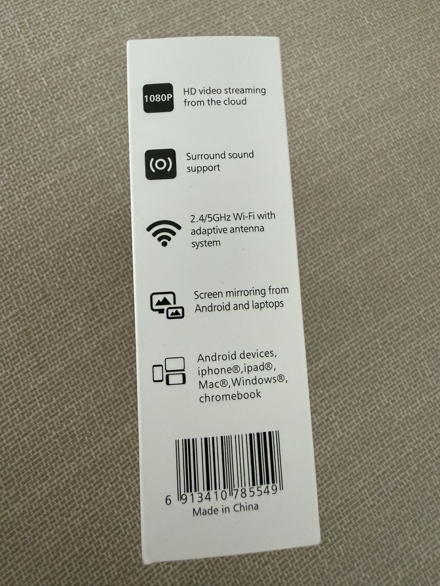 Google Audio- & Mediensysteme: Google Chromecast Streaming Device 4K in Originalbox – Neu (gemäss Beschreibung) aus Schübelbach von cha_8x7x 4