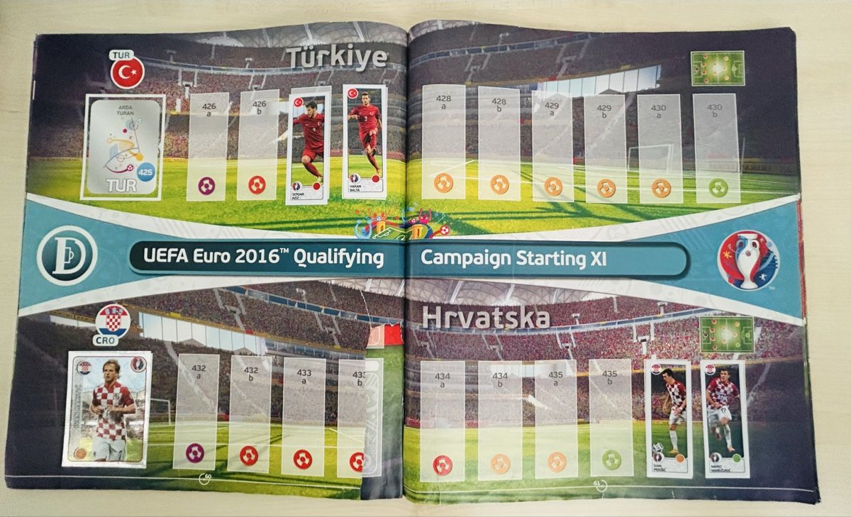Panini Albums: UEFA Euro 2016 Panini – Défectueux à Luzern par Pascualito 1