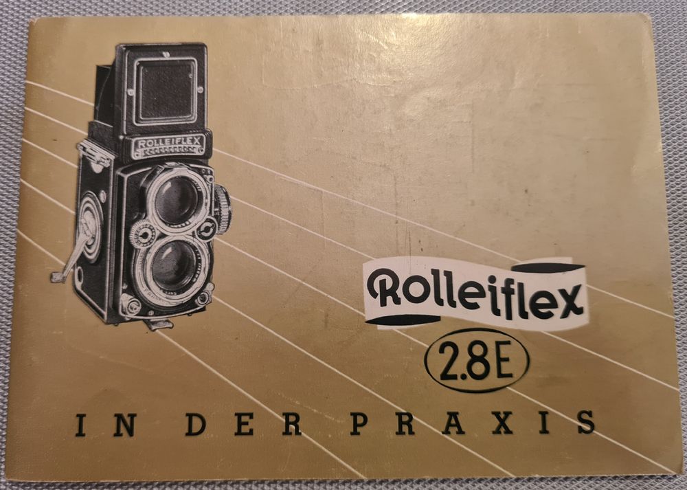 ANCIEN MANUEL D'UTILISATION Rolleiflex Bedienungsanleitung EUR 15,00