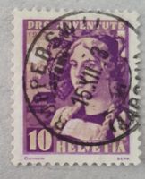 Pro Juventute 1933 Unterdrucklinie ausserhalb des Markenbild