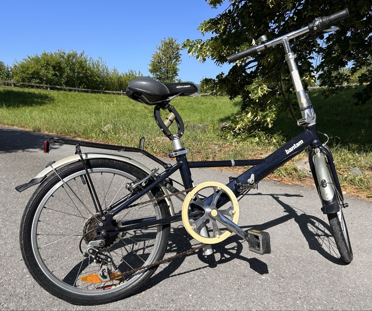 Biciclette: Klappvelo Bantam Dahon mit Tasche gebraucht blau – Usato da Malters venduto da Ben0810