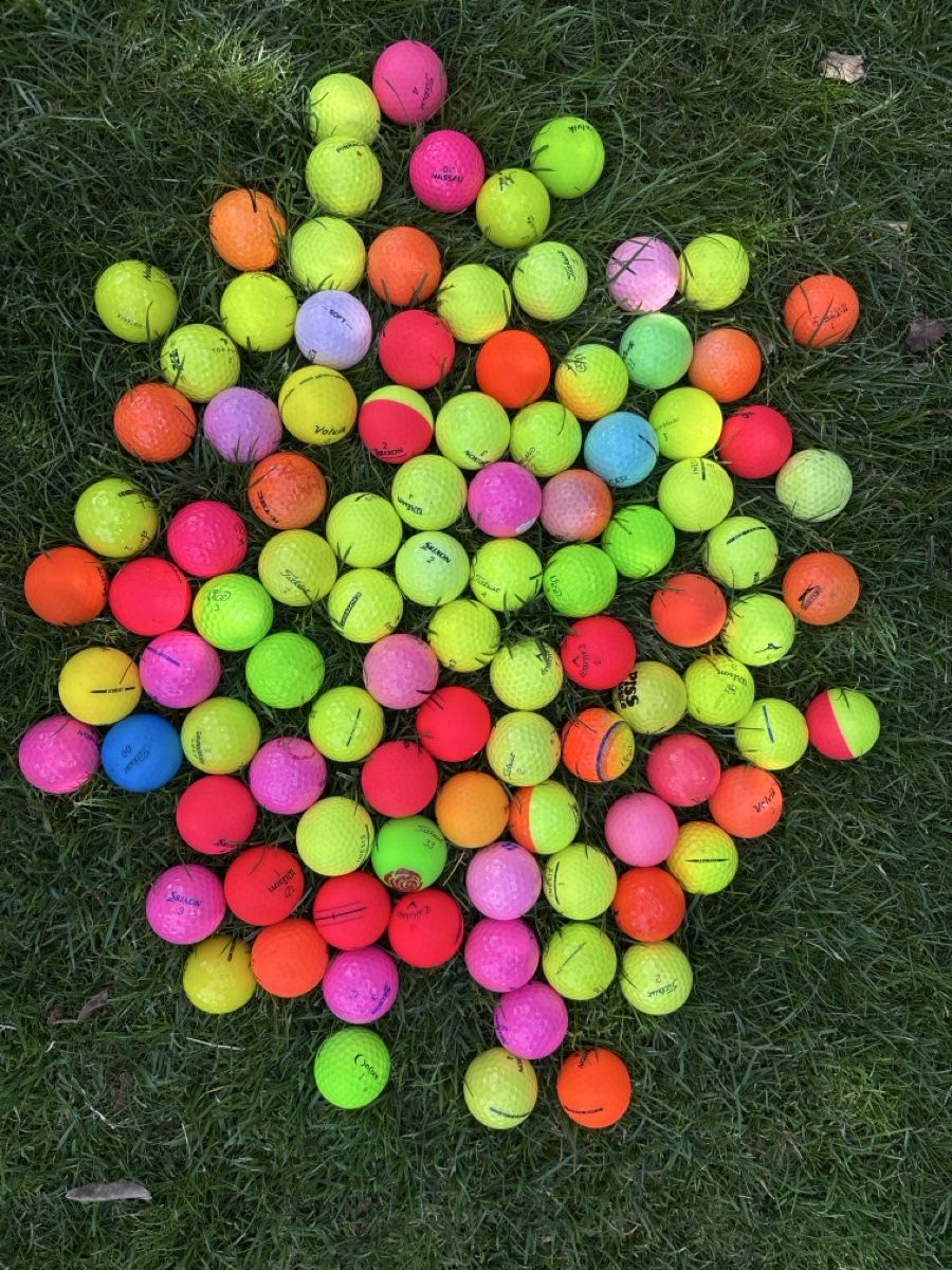 Palloni: 100 Schöne Golfbälle Div. – Usato da Hüttikon venduto da sgt79