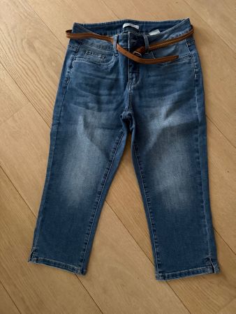 Jeans Capri Tom Tailor Damen 38 mit Gürtel NEU
