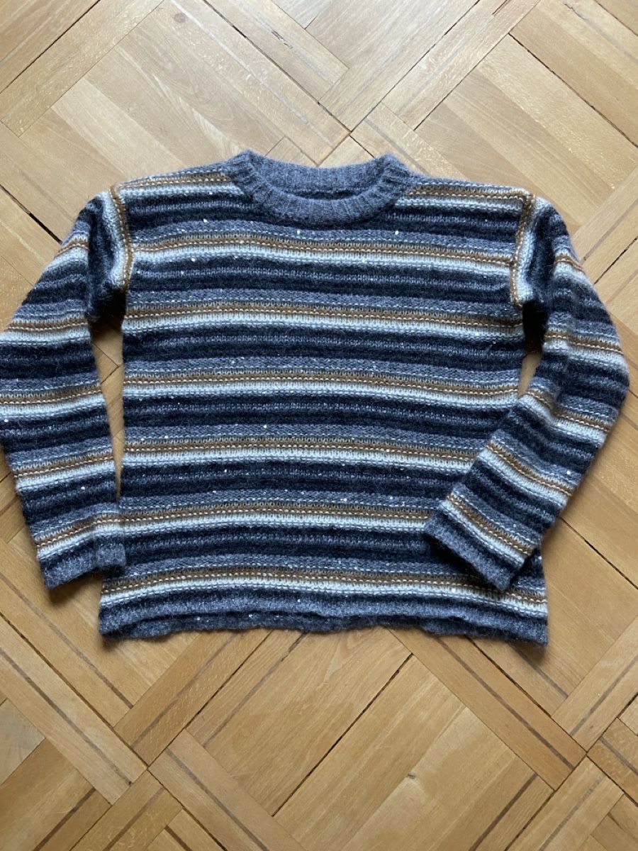 Max Mara Maglioni & Felpe: Max Mara Studio Sondrio striped sequin sweater Pulli – Usato da Münchenstein venduto da B771 3