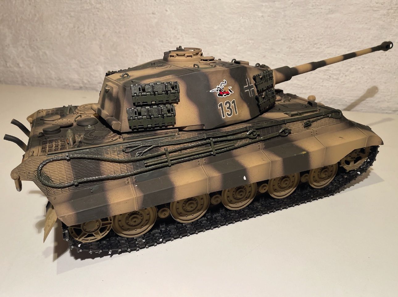 Modellismo RC: Torro RC Königstiger Panzer 1/16, mit Holzbox! – Usato da Laufenburg venduto da smoritz01 8
