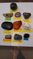10er Set Trommelsteine mit seltenem Stromatolith: Set 39