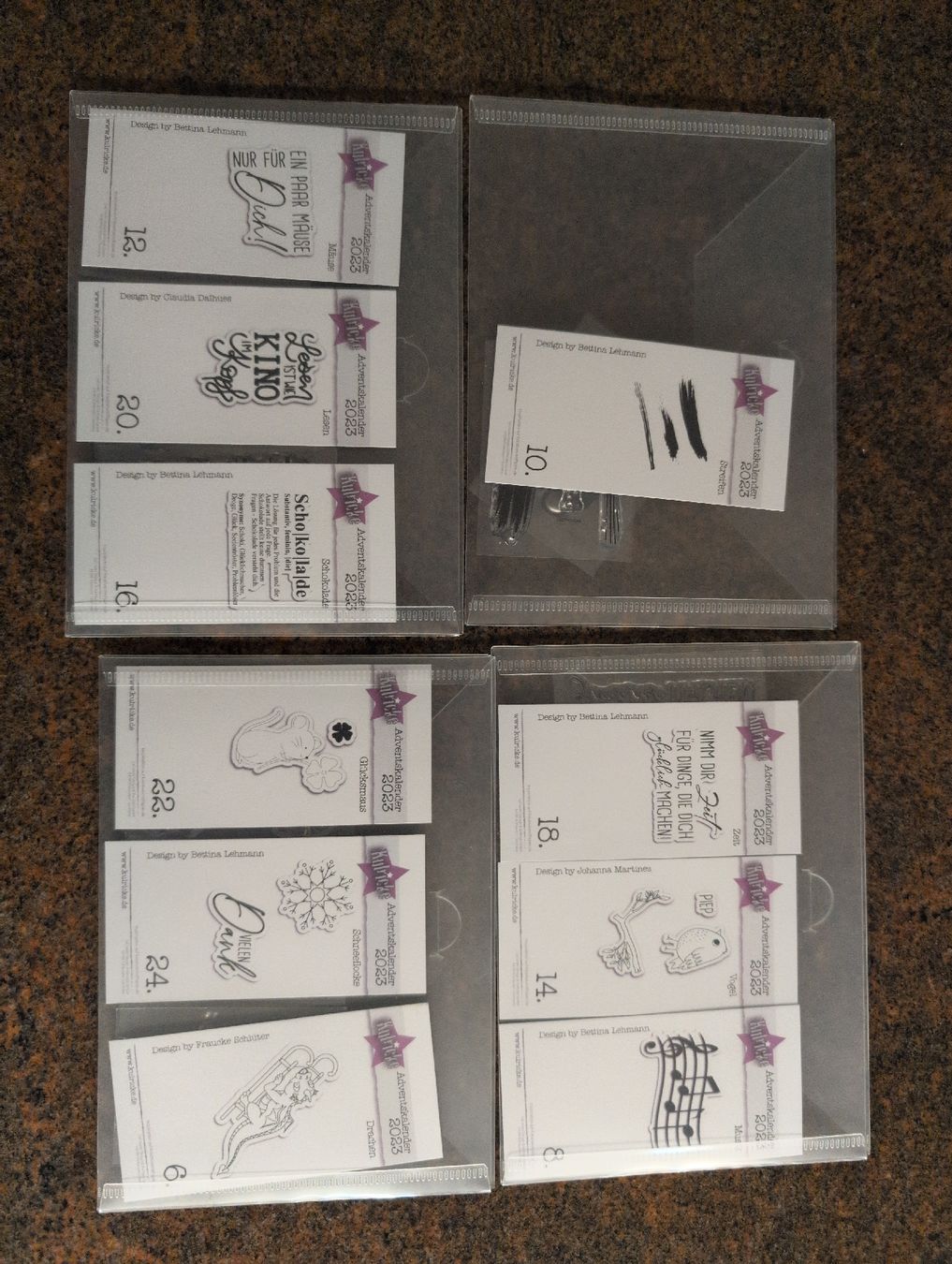 Timbri: Kulricke Clear Stamps – Usato da Zürich venduto da fschenkel