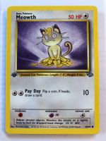 Meowth 1st Jungle - NM - ab 1.-