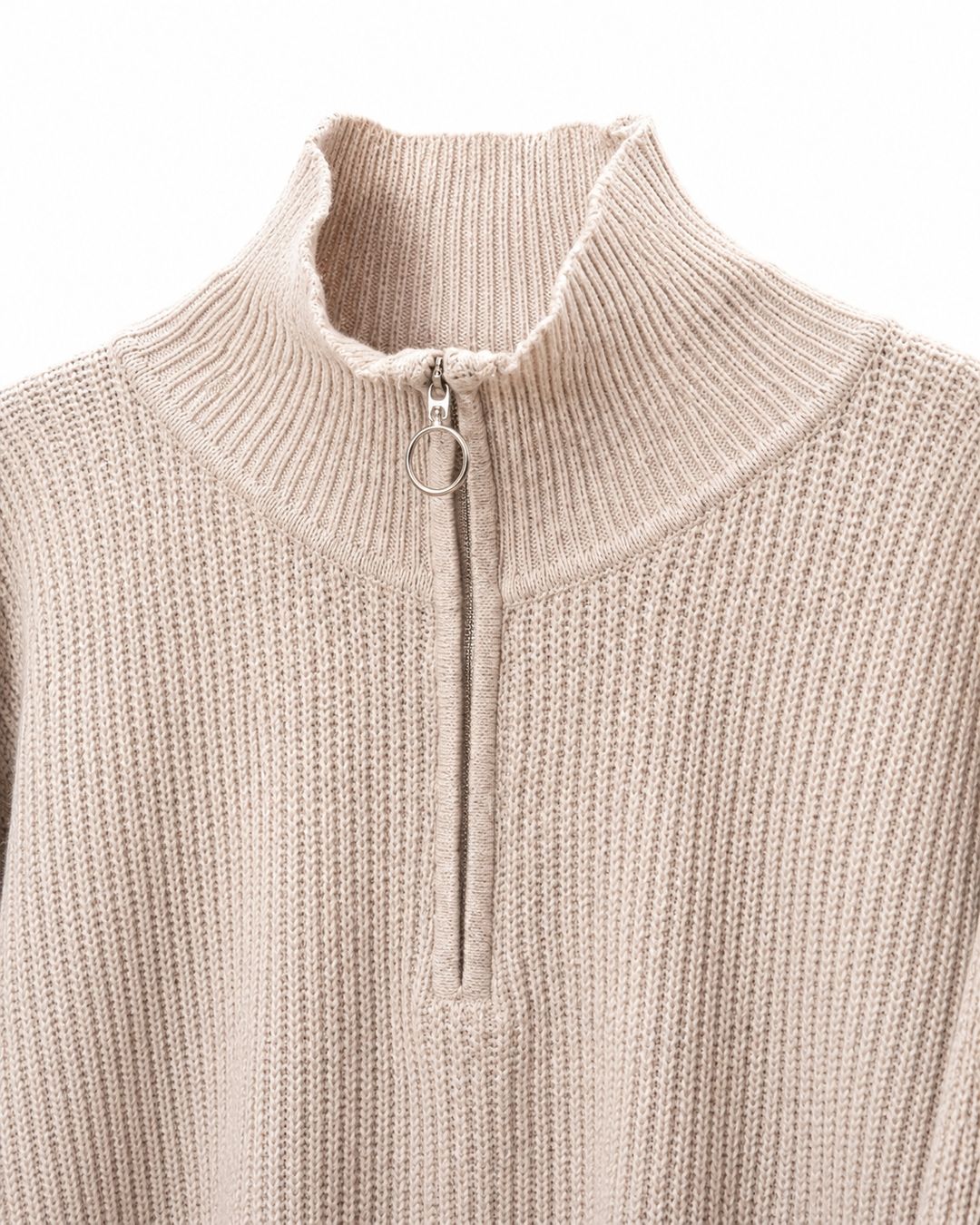 Maglioni & Felpe: Damen Pullover beige mit Zipper Grösse M – Nuovo (secondo la descrizione) da Winterthur venduto da sev_vdt7 1