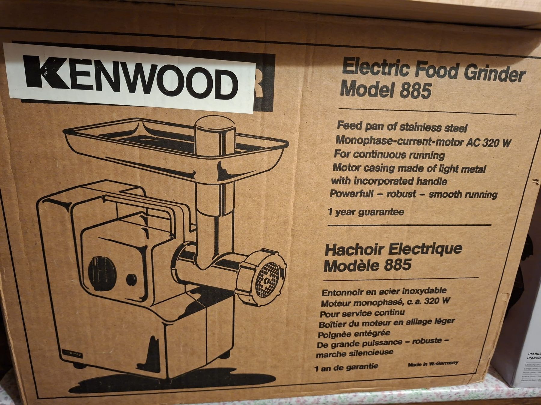 Kenwood Appareils de cuisine: Kenwood Fleischwolf – D'occasion à Büren zum Hof par Elsbeth08 2