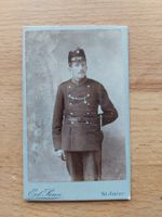 Antikes Foto CdV Militär Schweiz