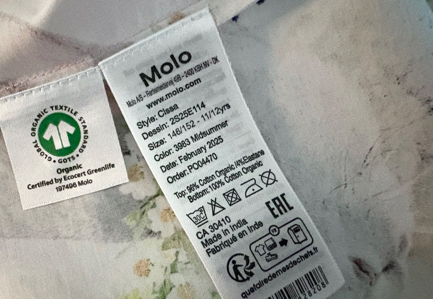 Molo Vestiti & Gonne: Molo, Kleid, 146/152, neu, Cotton – Nuovo e nell'imballaggio originale da Zürich venduto da Pokimoki_1 4
