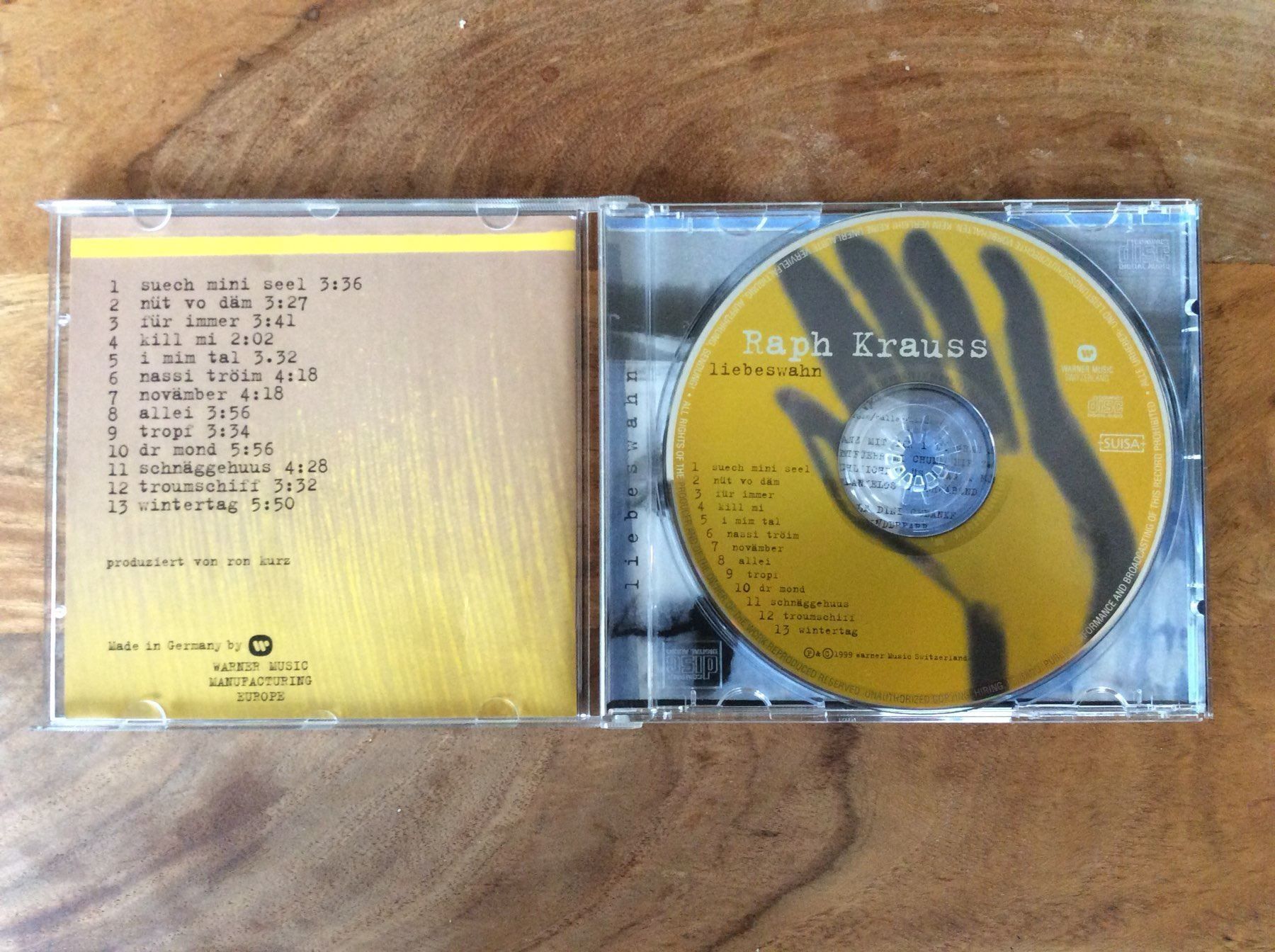 CD: CD Raph Krauss - Liebeswahn – Usato da Horgen venduto da flyingpenguin2000 1
