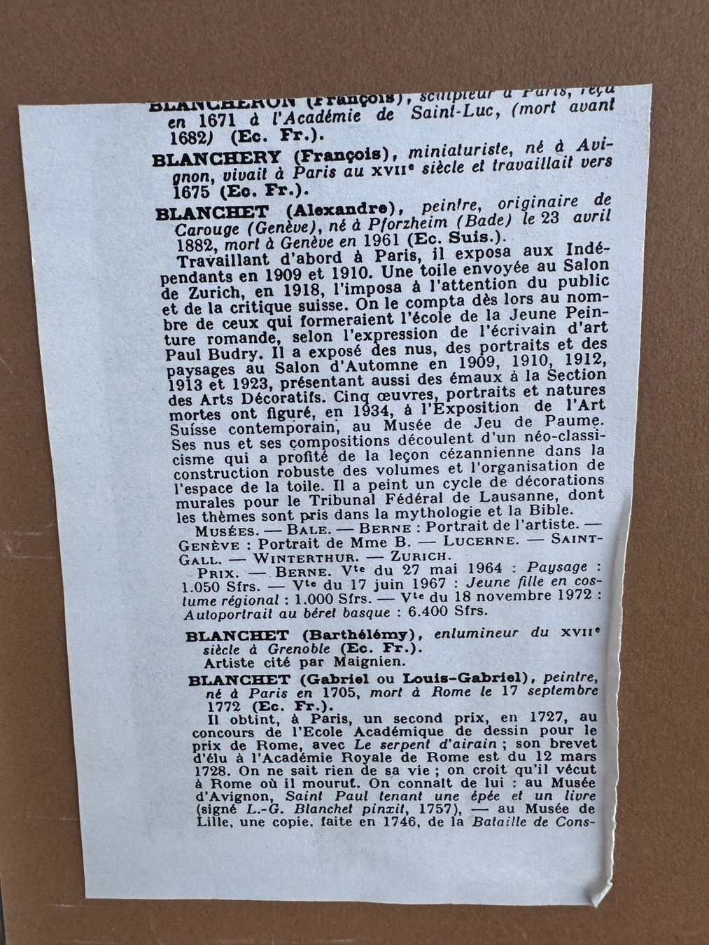 Grafiken & Lithographien: A. Blanchet -  Zeichnung - Akt - Gerahmt – Gebraucht aus Sachseln von BONATI01 5