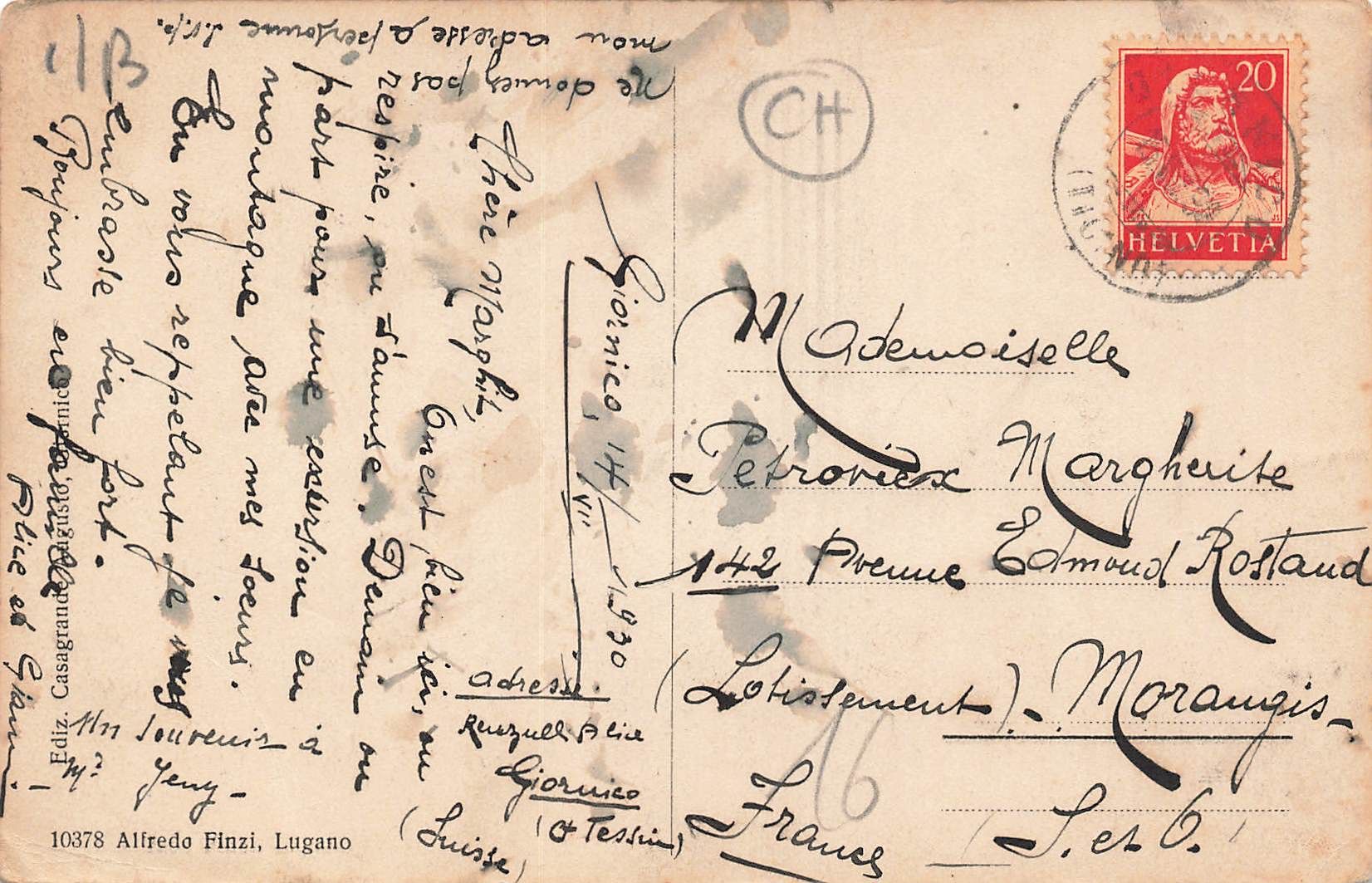 Cartoline postali: Giornico TI Leventina – Usato da Biasca venduto da Blenio71 1