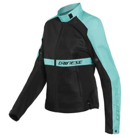 Dainese Damen Jacke TEX RIBELLE AIR - schwarz-türkis (Gr...