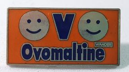 E793B - Pin OVO Ovomaltine - silberig