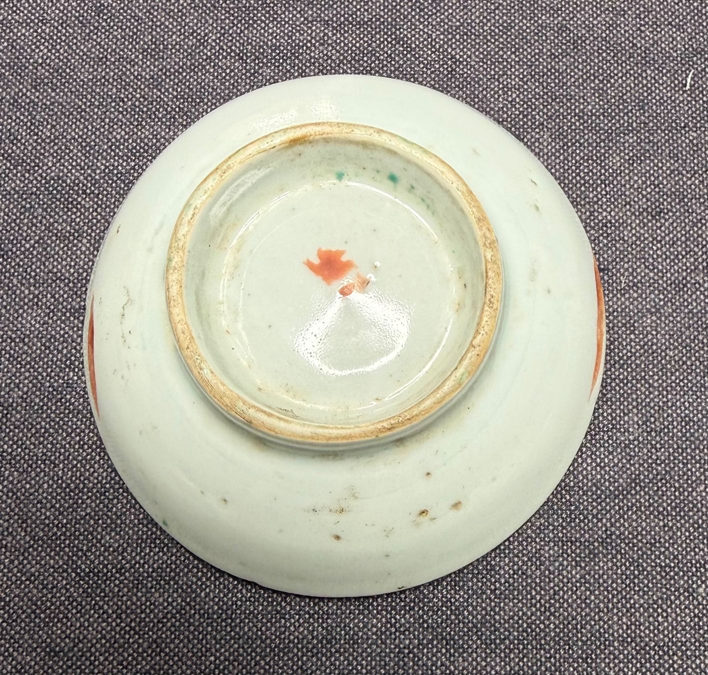 Piatti: Antiker, chinesischer Teller ca. 8 cm Durchmesser – Usato da Triesen venduto da cla_q2js 1
