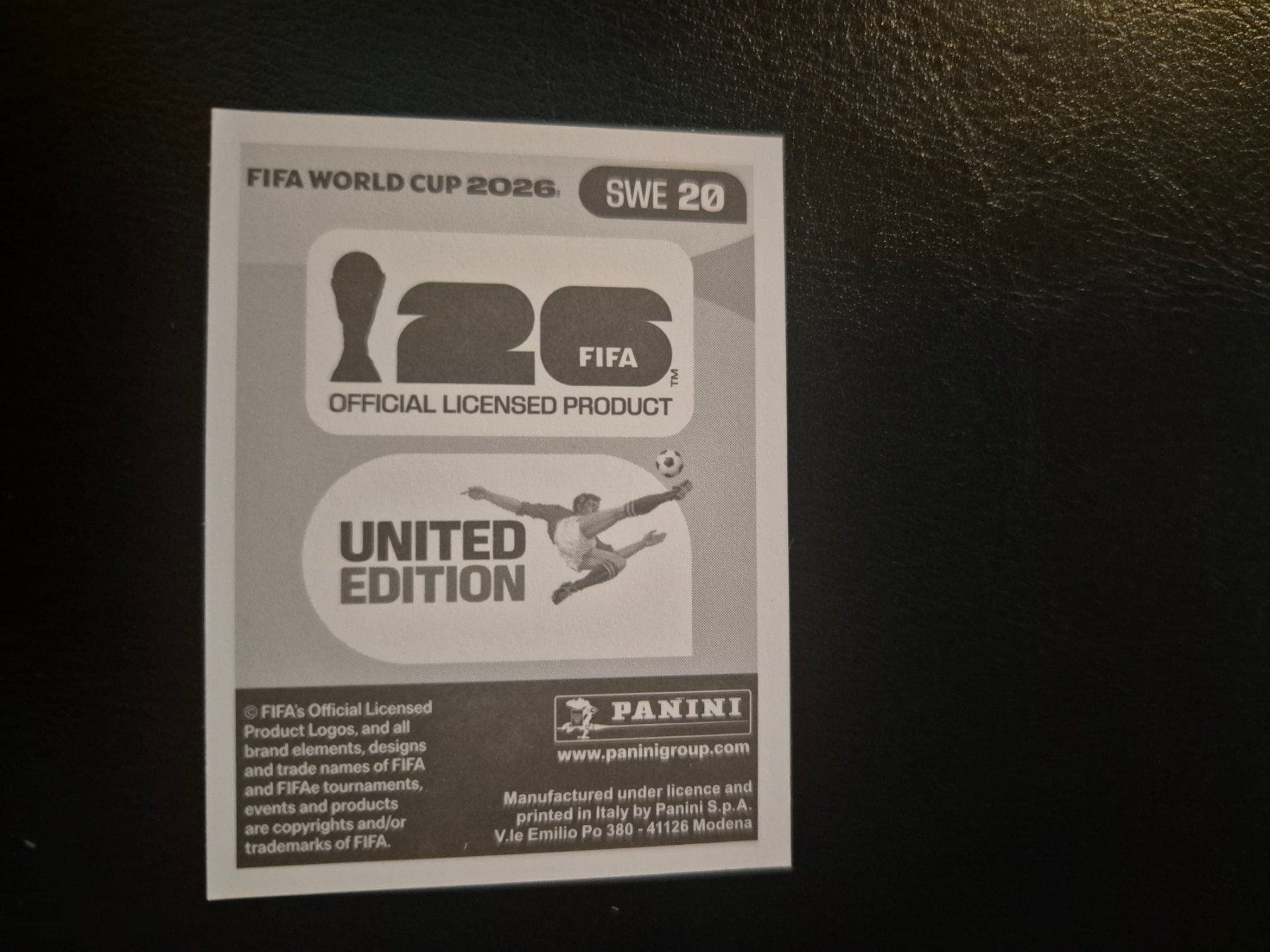 Panini Carte collezionabili: Panini WM 26 SWE 20 – Nuovo (secondo la descrizione) da Rorschacherberg venduto da AJ3108 1