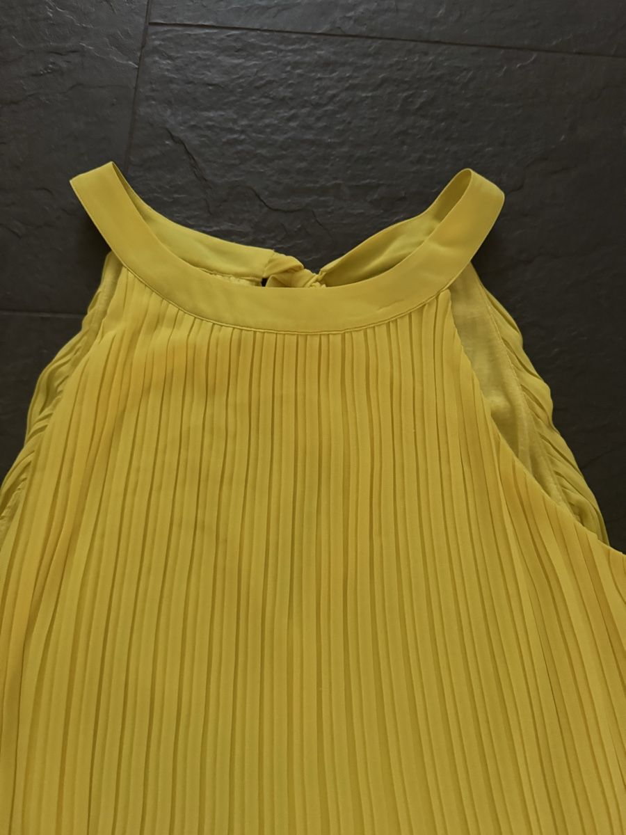 Massimo Dutti Top: Massimo Dutti Oberteil gelb Gr. 38 – Usato da Bonstetten venduto da VCLS 1