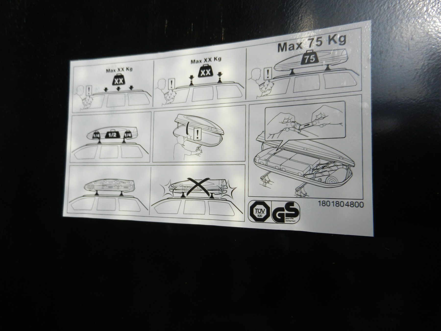 Thule Coffres de toit: Dachbox Thule Motion 200 – Neuf (Voir description) à Münchwilen/TG par hondavf750 8