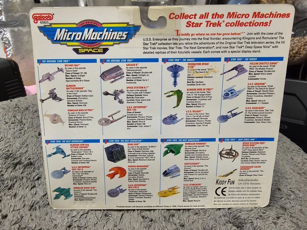 Figuren: STAR TREK - Micro Machines - DEEP SPACE NINE - Set Nr. 8 – Neu und originalverpackt aus Ottenbach von TimelessEmotions. 1
