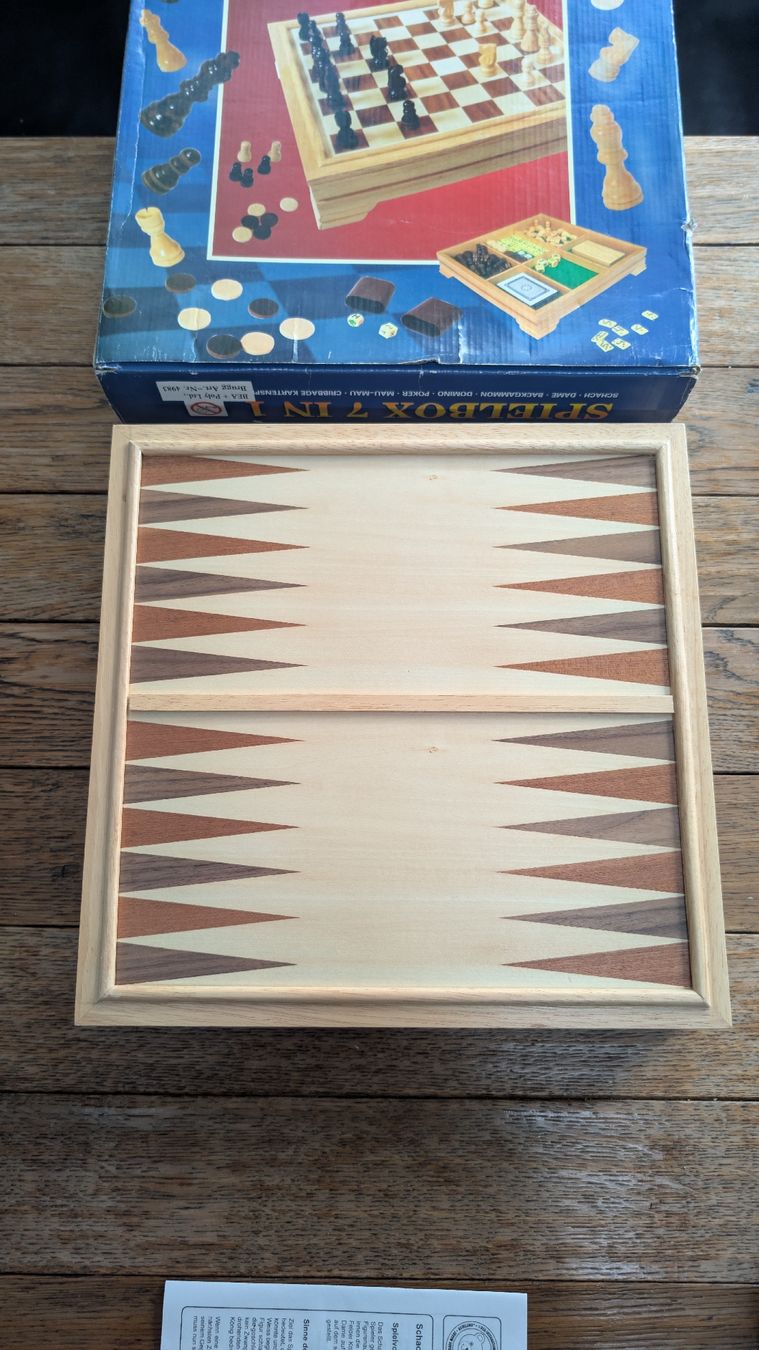 Giochi: Holz-Spielbox 7 in 1 Neu – Nuovo (secondo la descrizione) da Geroldswil venduto da viv_vs9r 4