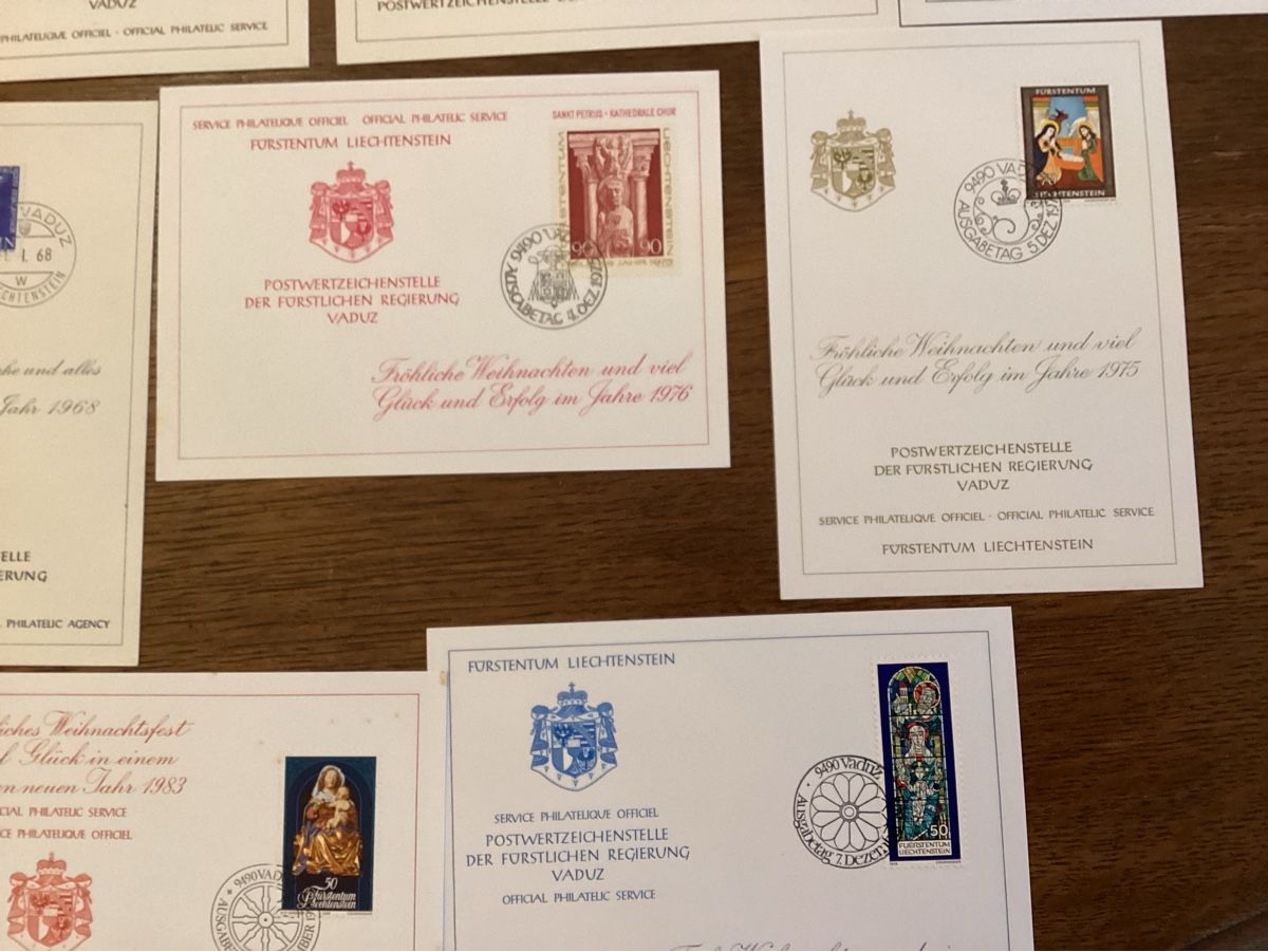 Tutti i francobolli: Weihnachtskarten Fürstentum Lichtenstein – Nuovo (secondo la descrizione) da Gebenstorf venduto da Filu1313 4