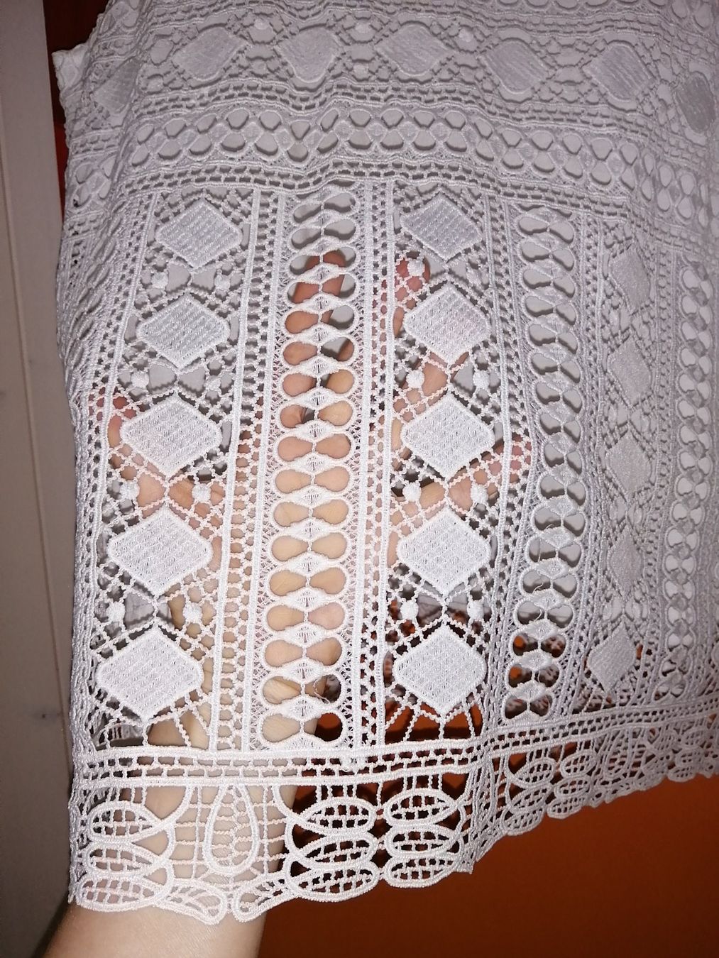 Tops: Spitzen-Tanktop, durchbrochenes Tanktop – Gebraucht aus Buchrain von nat_pl5p 7
