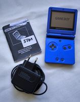 Nintendo Game Boy SP - AGS-001 - blue + charger