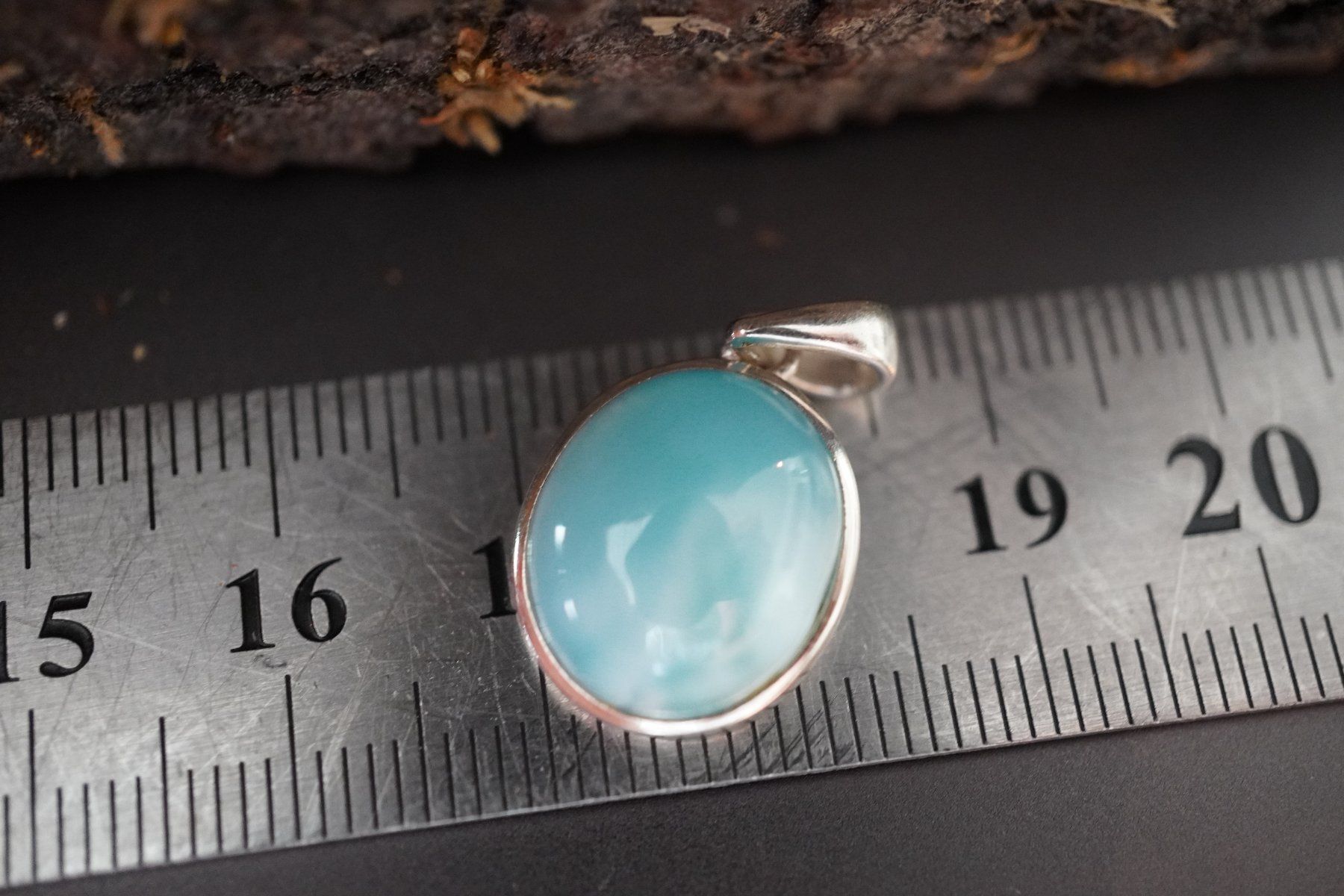 Minerali & Pietre curative: Larimar 925 Silber  Anhänger   by  "TOPSTONE" – Nuovo e nell'imballaggio originale da Eschenbach SG venduto da topstone 3