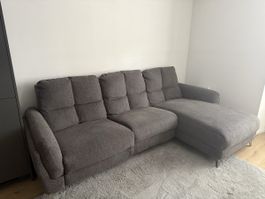 Anthrazit Couch mit elektrischem Sitz
