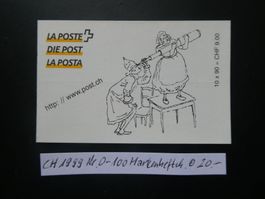 CH 1999 Nr. 0-100 Markenheftchen gestempelt