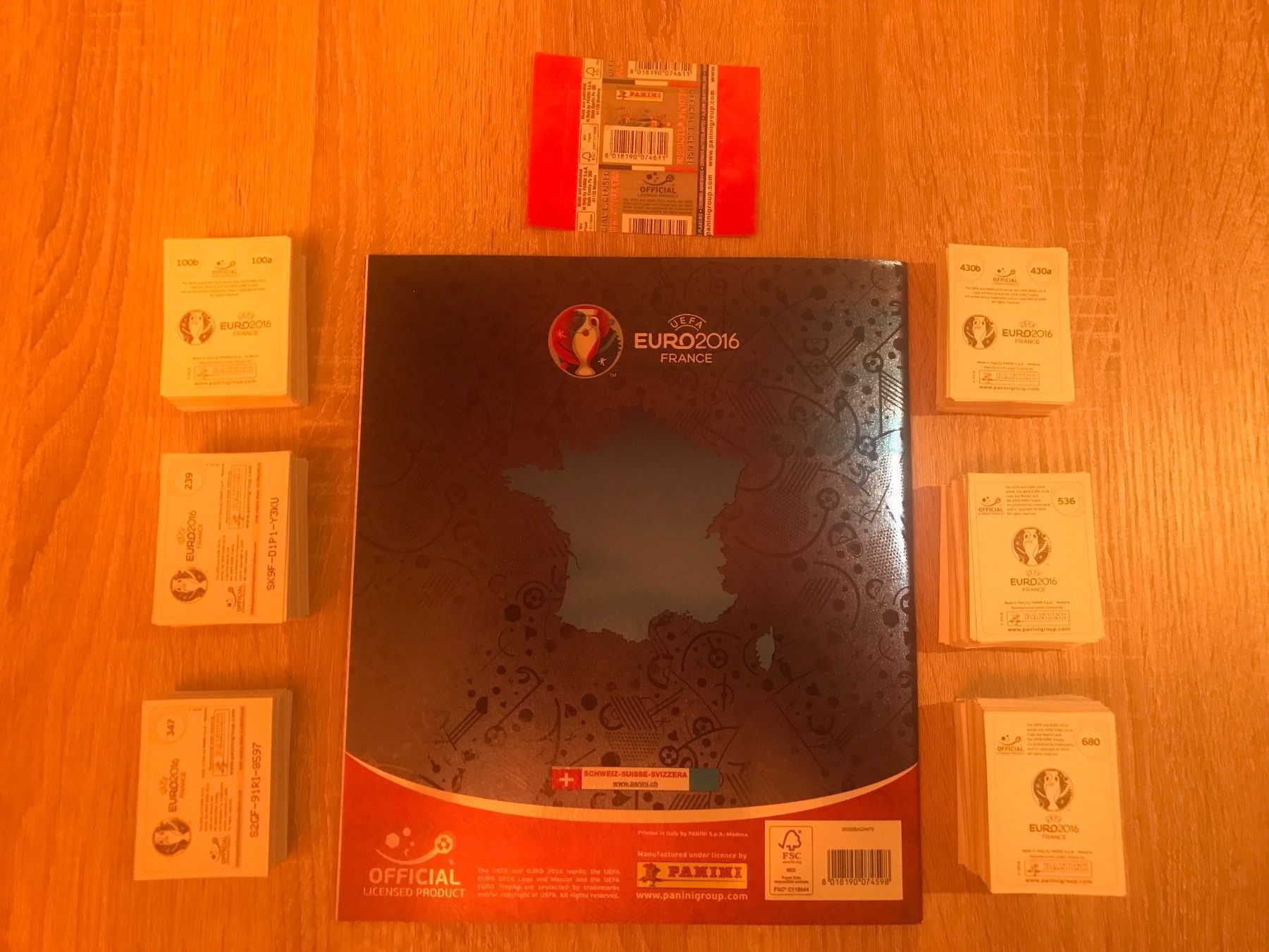 Panini Carte collezionabili: Panini euro 2016 set complet album vierge + 680 cartes – Usato da Tolochenaz venduto da matpower 1