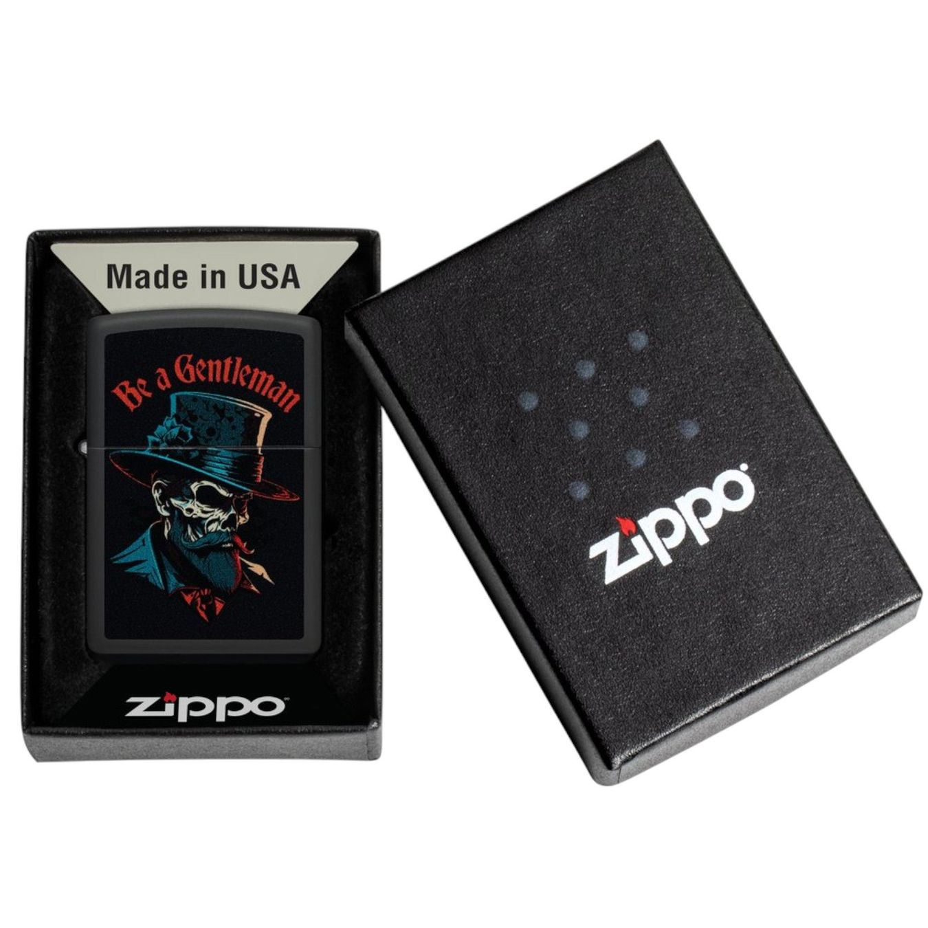 Zippo Accendini: ZIPPO Sei ein Gentleman Feuerzeug 60007384 – Nuovo e nell'imballaggio originale da Ennenda venduto da Benzinflamme 3