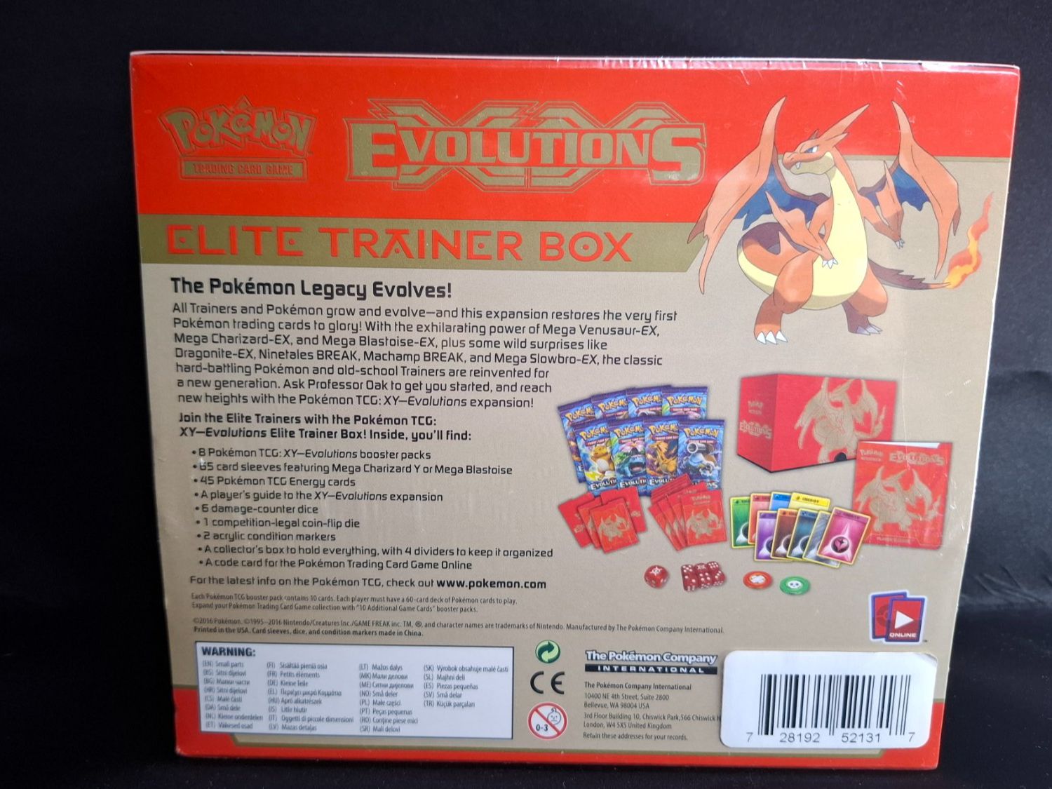 Pokémon Carte collezionabili: POKEMON XY EVOLUTIONS MEGA CHARIZARD ELITE TRAINER BOX engl – Nuovo e nell'imballaggio originale da Schlieren venduto da Alena020_0 6