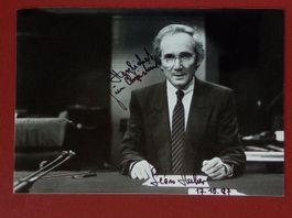 Léon Huber 1936-2015 Tagesschau DRS Autogramm Foto 10x15cm