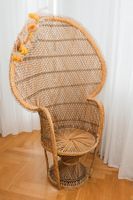 Vintage Fauteuil "Emmanuelle" Peacock Armchair Pfauenthron