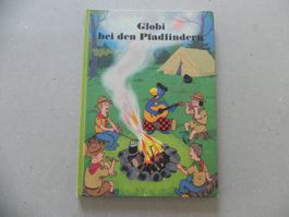 Globi Buch bei den Pfadfinder 1. Auflage 1987 unbemalt
