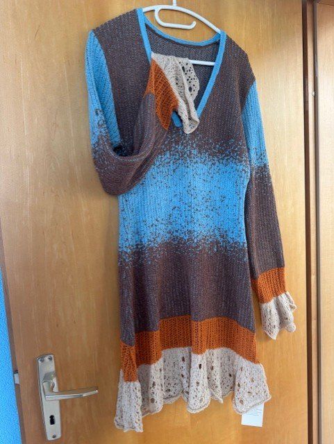 Vestiti: Trendiges Strickkleid im Hippie Look – Nuovo e nell'imballaggio originale da Regensdorf venduto da Midget64 2