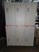 Spind Eurokraft basic 3 Abteile grau Neu