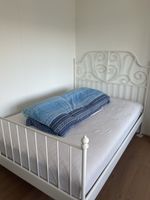 IKEA LEIRVIK Bettgestell 140x200 cm – Weiss – Top Zustand